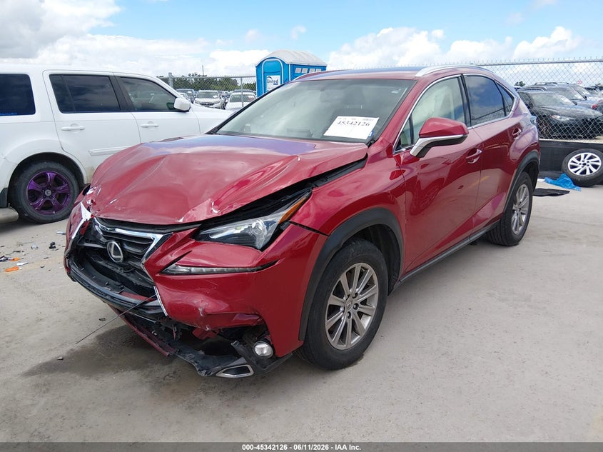 2015 Lexus Nx VIN JTJBARBZ9F2014236 IAAI salvage auction — FRONT END, Salvage (Texas), sold $2,850 on 2026-07-06 (photo 2)