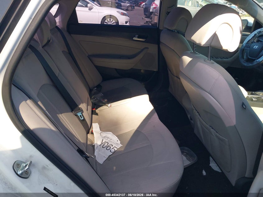 2017 Hyundai Sonata VIN 5NPE34AF5HH485631 IAAI salvage auction — FRONT END, Salvage Title, sold $1,900 on 2026-07-11 (photo 8)