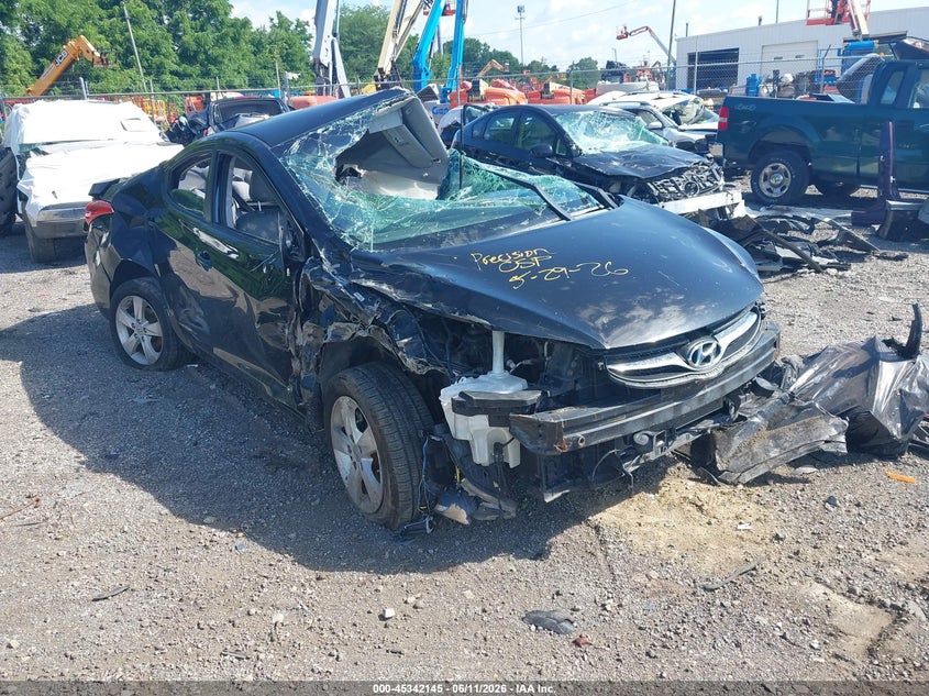 2012 Hyundai Elantra VIN KMHDH4AEXCU260152 IAAI salvage auction — ROLLOVER, Salvage (Ohio), sold $500 on 2026-07-15 (photo 1)