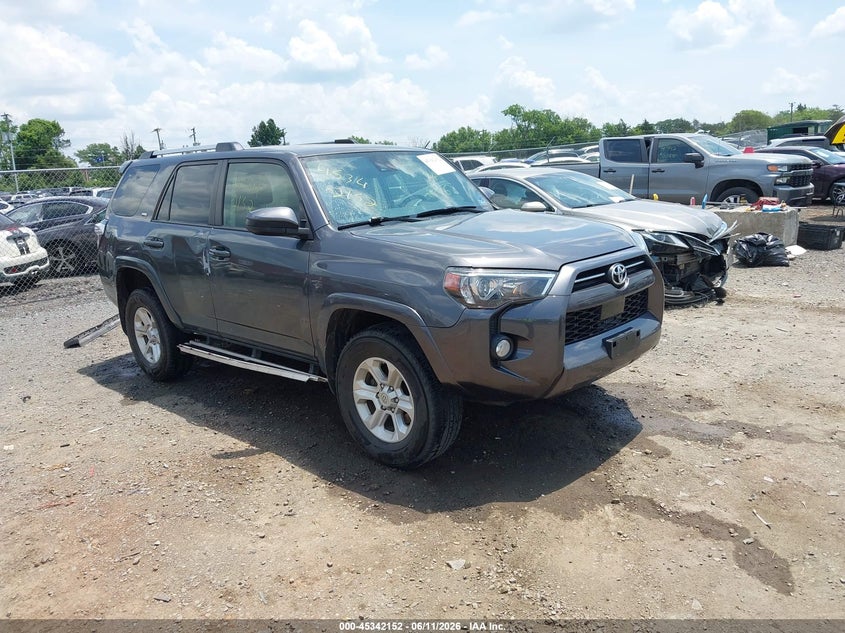 2020 Toyota 4runner VIN JTEBU5JR4L5755436 IAAI salvage auction — LEFT SIDE, Salvage Title, sold $14,100 on 2026-07-28 (photo 1)