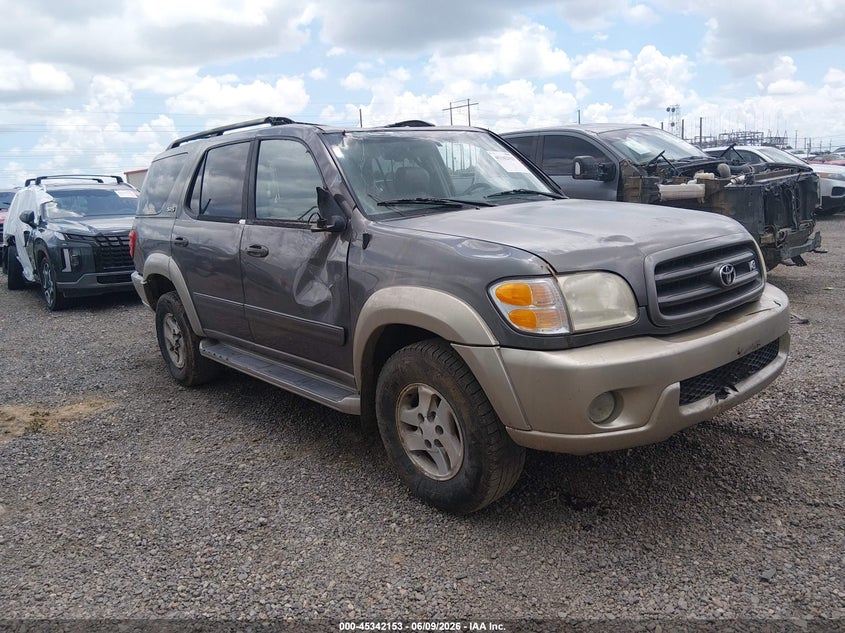 2004 Toyota Sequoia VIN 5TDZT34A84S211629 IAAI salvage auction — LEFT SIDE, Salvage (Texas), sold $250 on 2026-07-15 (photo 1)