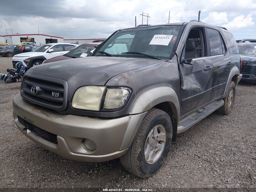 2004 Toyota Sequoia VIN 5TDZT34A84S211629 IAAI salvage auction — LEFT SIDE, Salvage (Texas), sold $250 on 2026-07-15 (photo 2)