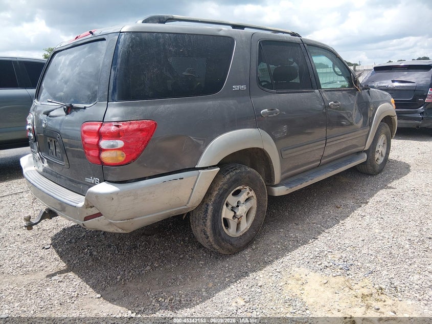 2004 Toyota Sequoia VIN 5TDZT34A84S211629 IAAI salvage auction — LEFT SIDE, Salvage (Texas), sold $250 on 2026-07-15 (photo 4)