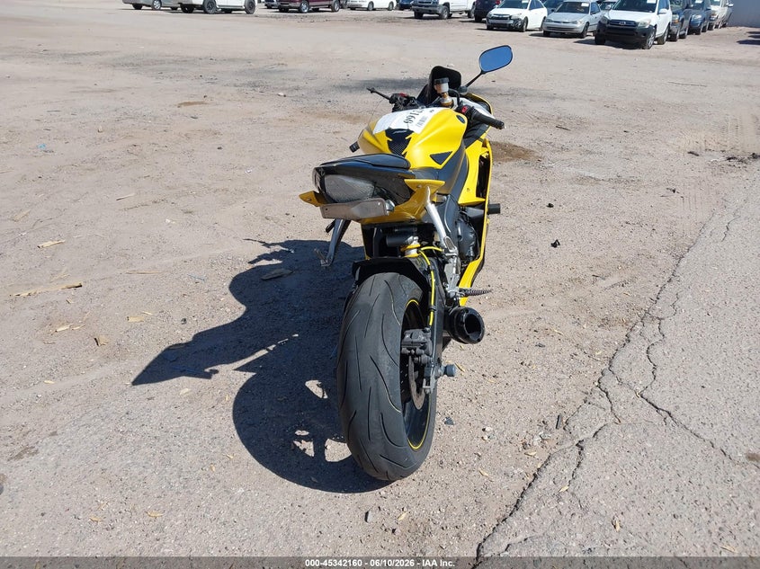2008 Yamaha Yzfr6 VIN JYARJ16E38A002064 IAAI salvage auction — Burn Engine, Salvage (Arizona), sold $1,950 on 2026-09-10 (photo 6)