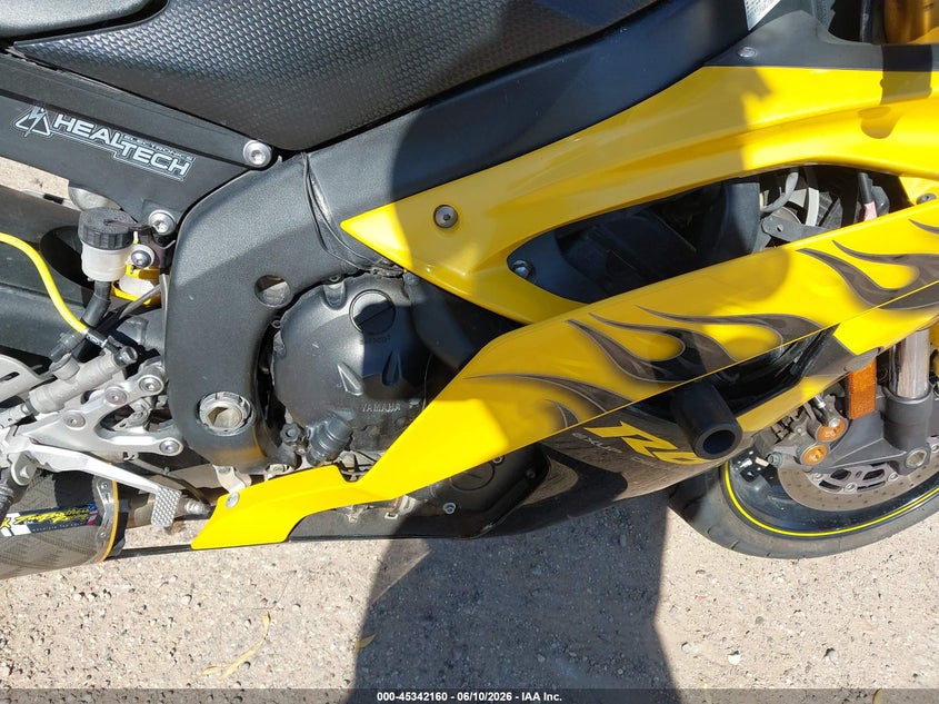 2008 Yamaha Yzfr6 VIN JYARJ16E38A002064 IAAI salvage auction — Burn Engine, Salvage (Arizona), sold $1,950 on 2026-09-10 (photo 8)