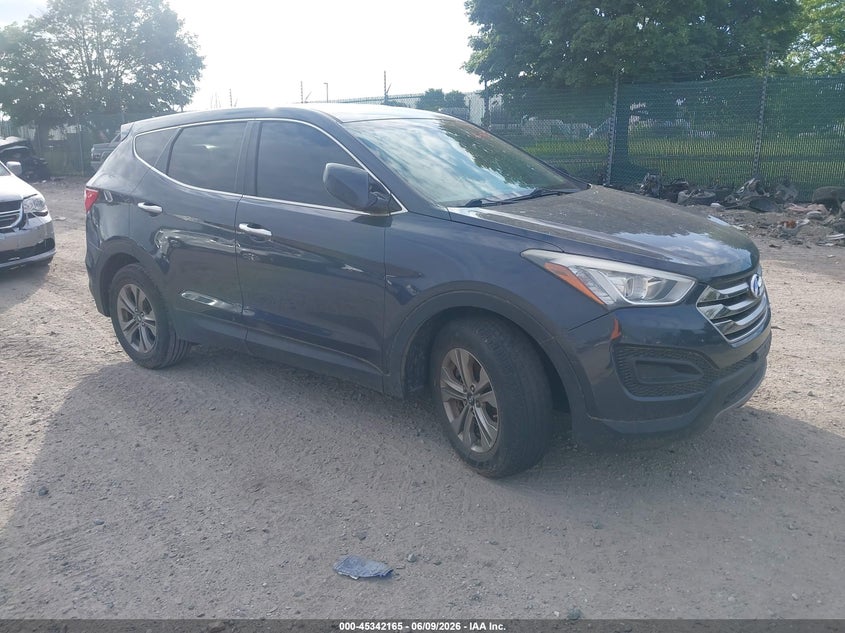2016 Hyundai Santa fe VIN 5XYZT3LB6GG339380 IAAI salvage auction — NORMAL WEAR, Salvage Title, sold $2,300 on 2026-07-17 (photo 1)