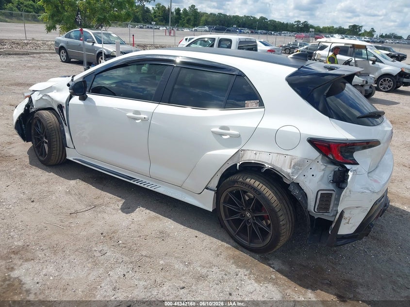 2024 Toyota Corolla VIN JTNABAAE5RA014008 IAAI salvage auction — LEFT FRONT, Salvage Title, sold $14,500 on 2026-07-30 (photo 3)