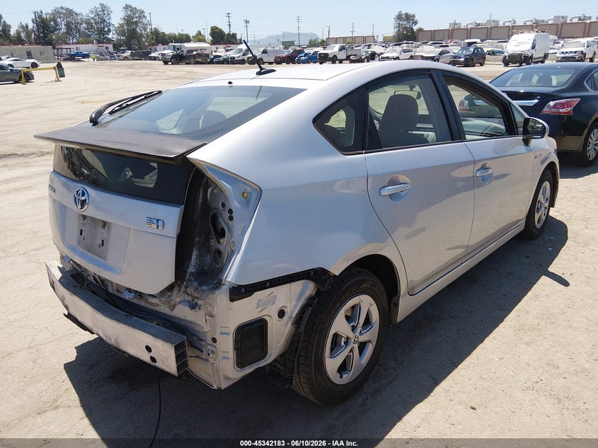 2010 Toyota Prius VIN JTDKN3DU1A0103700 IAAI salvage auction — REAR END, Salvage (California), sold $1,350 on 2026-07-29 (photo 4)