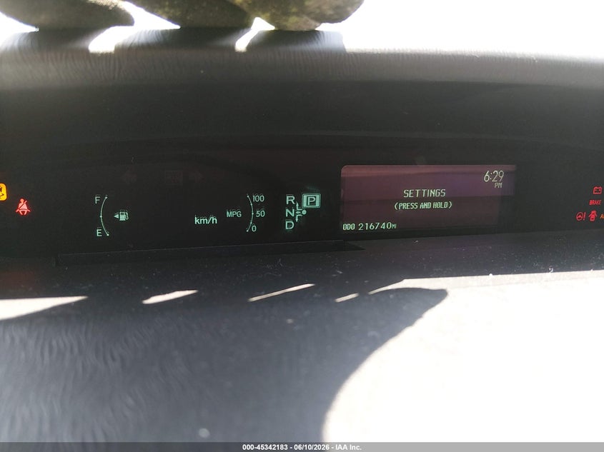 2010 Toyota Prius VIN JTDKN3DU1A0103700 IAAI salvage auction — REAR END, Salvage (California), sold $1,350 on 2026-07-29 (photo 7)