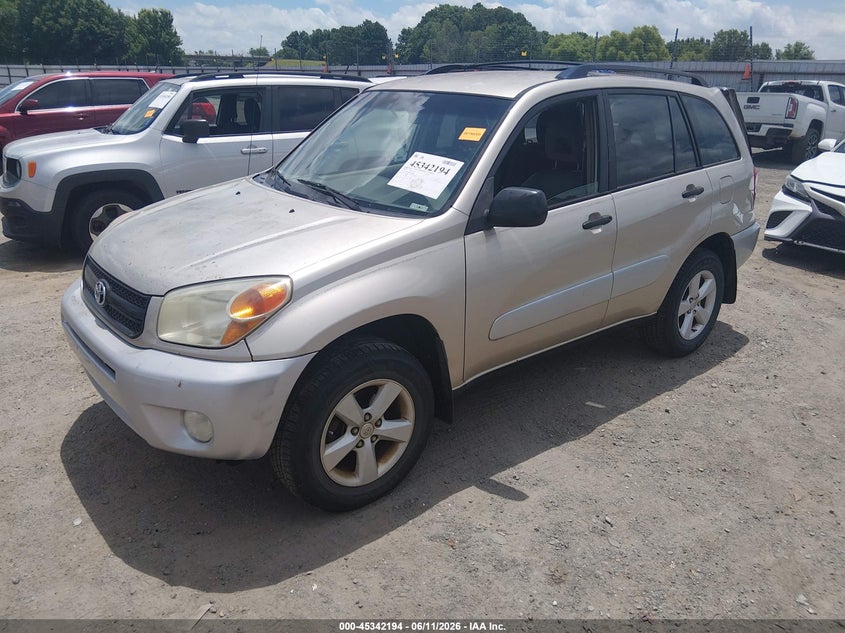 2005 Toyota Rav 4 VIN JTEHD20V250067202 IAAI salvage auction — RIGHT REAR, Salvage (Arkansas), sold $1,125 on 2026-07-08 (photo 2)
