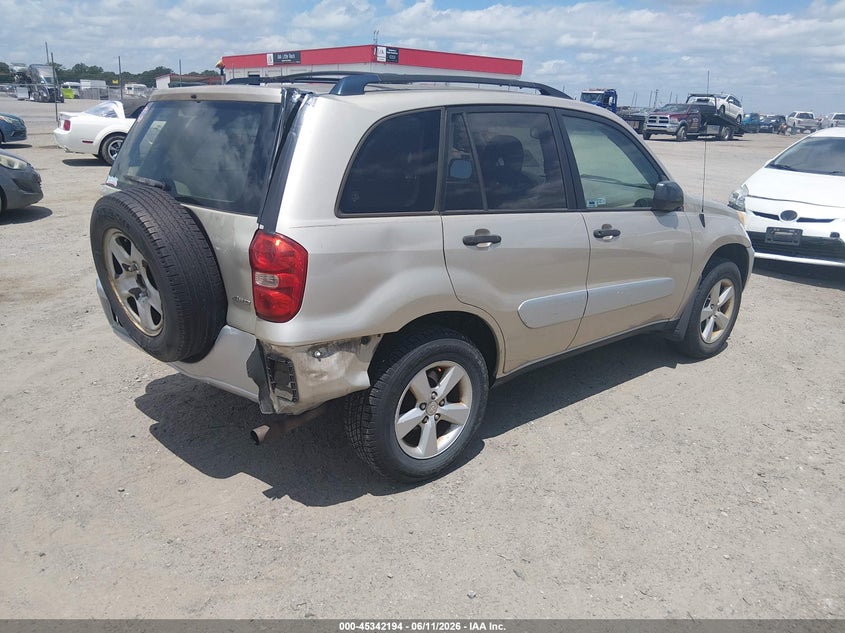 2005 Toyota Rav 4 VIN JTEHD20V250067202 IAAI salvage auction — RIGHT REAR, Salvage (Arkansas), sold $1,125 on 2026-07-08 (photo 4)