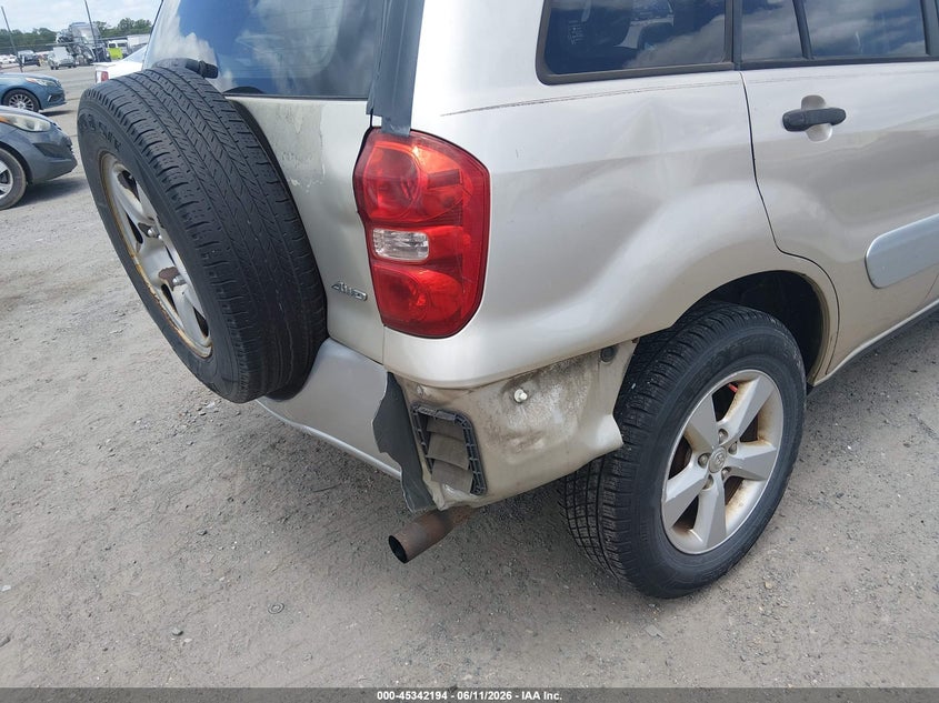 2005 Toyota Rav 4 VIN JTEHD20V250067202 IAAI salvage auction — RIGHT REAR, Salvage (Arkansas), sold $1,125 on 2026-07-08 (photo 6)