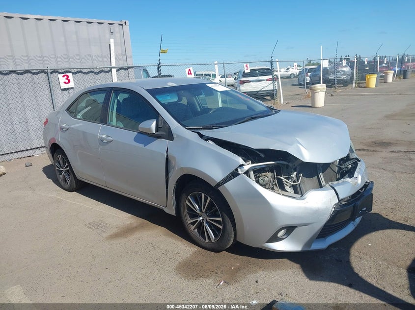 2016 Toyota Corolla VIN 5YFBURHE1GP435613 IAAI salvage auction — FRONT END, Salvage Title, sold $2,850 on 2026-07-08 (photo 1)
