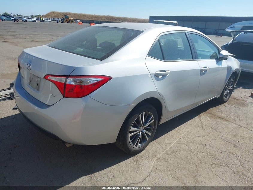 2016 Toyota Corolla VIN 5YFBURHE1GP435613 IAAI salvage auction — FRONT END, Salvage Title, sold $2,850 on 2026-07-08 (photo 4)