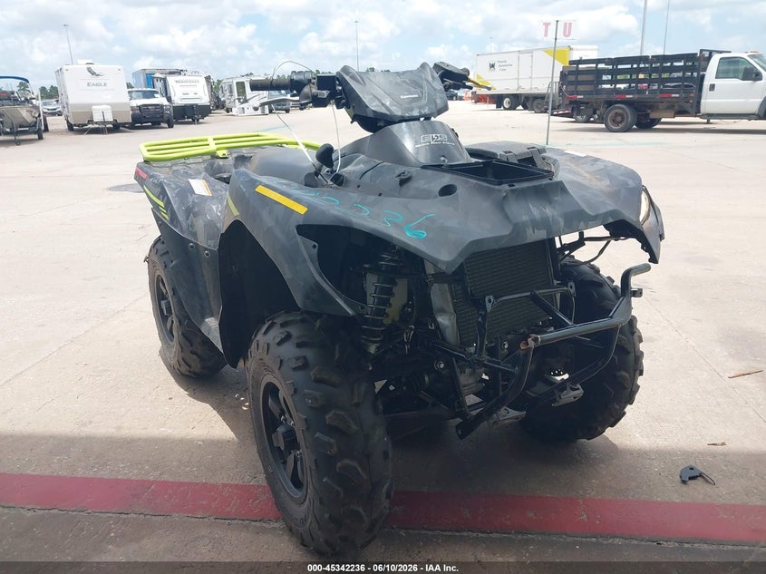 2023 Kawasaki Kvf VIN JKAVFDJ11PB513236 IAAI salvage auction — ALL OVER, Original (Texas), sold $2,050 on 2026-07-21 (photo 1)