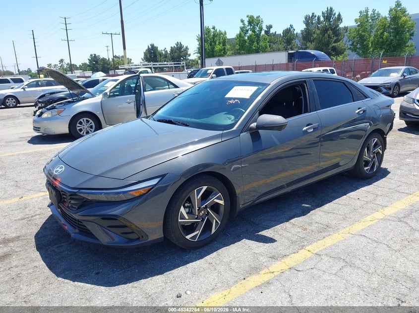 2024 Hyundai Elantra VIN KMHLP4DG7RU738077 IAAI salvage auction — REAR END, Salvage Title, sold $8,650 on 2026-07-20 (photo 2)