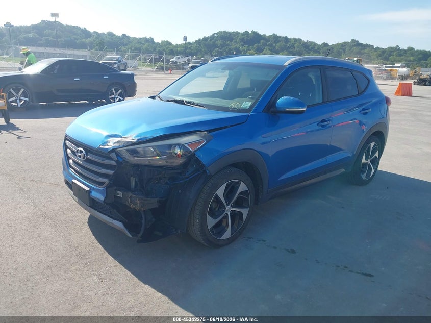 2016 Hyundai Tucson VIN KM8J3CA27GU042757 IAAI salvage auction — LEFT FRONT, Salvage (Illinois), sold $1,475 on 2026-07-28 (photo 2)