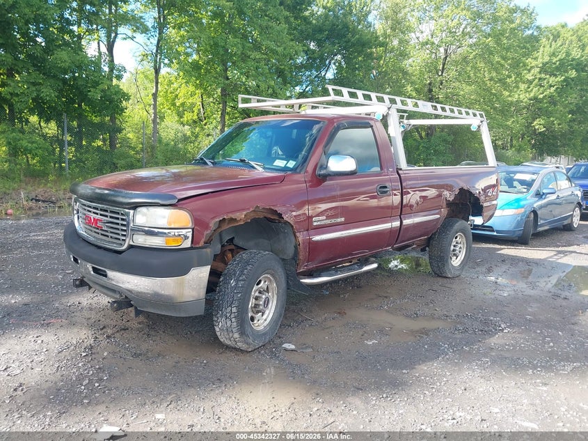 2002 Gmc SIERRA VIN 1GTHK24112E202301 IAAI salvage auction — NORMAL WEAR, Clear (New York), sold $450 on 2026-07-22 (photo 2)