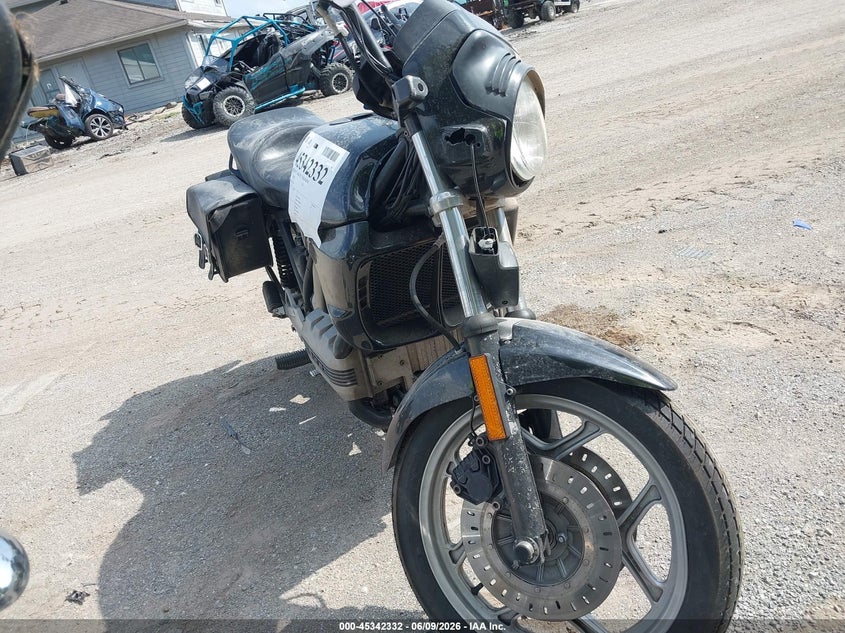 1987 BMW K75 VIN WB1057405H0131194 IAAI salvage auction — LEFT SIDE, Clear (Indiana), sold $25 on 2026-07-29 (photo 1)
