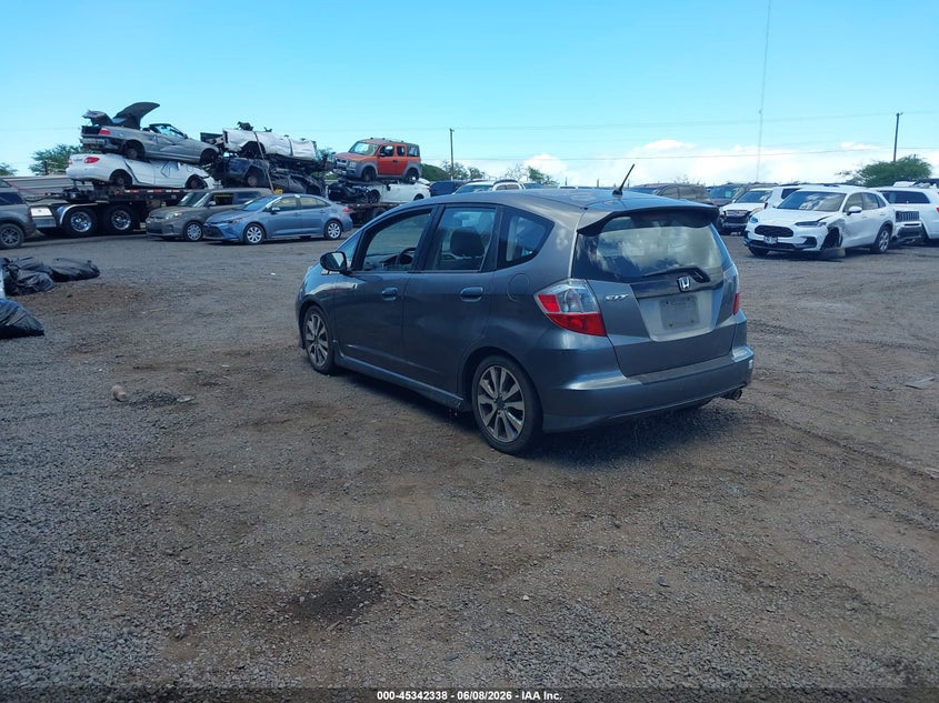 2012 Honda Fit VIN JHMGE8H55CC024519 IAAI salvage auction — WATER/FLOOD, Salvage Title, sold $100 on 2026-07-28 (photo 3)