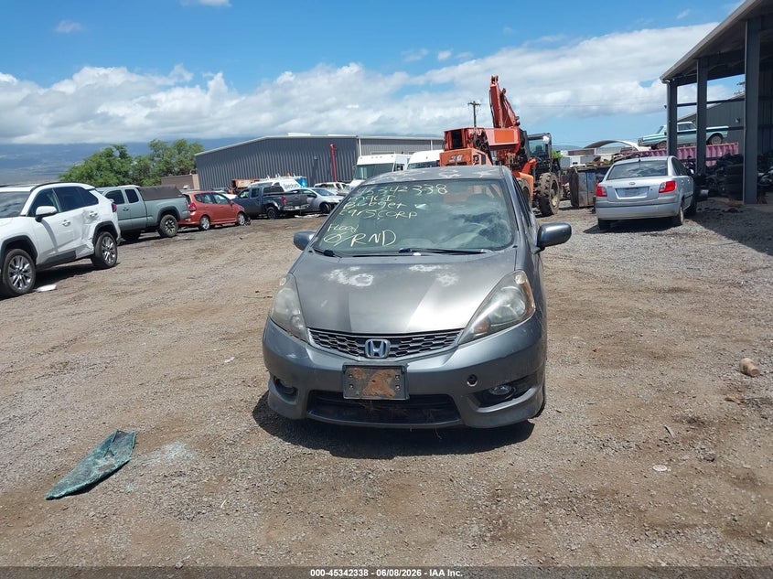 2012 Honda Fit VIN JHMGE8H55CC024519 IAAI salvage auction — WATER/FLOOD, Salvage Title, sold $100 on 2026-07-28 (photo 6)