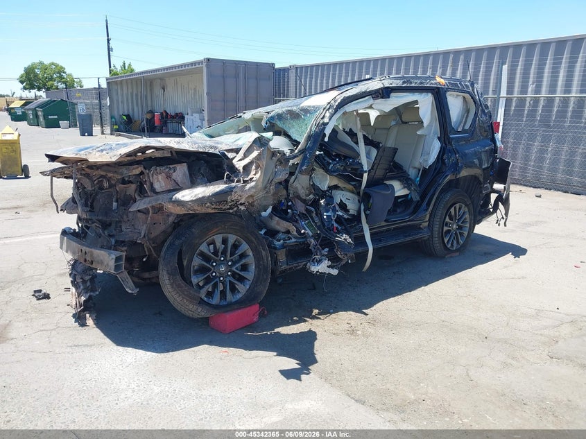 2021 Lexus Gx VIN JTJAM7BX6M5298278 IAAI salvage auction — BIO HAZARD, Non-Repairable (California), sold $2,800 on 2026-07-29 (photo 2)