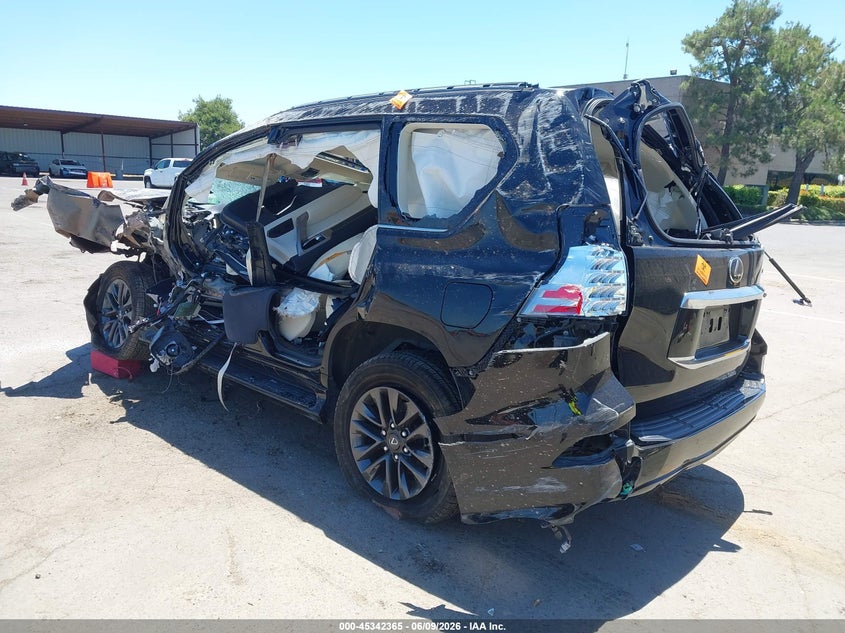 2021 Lexus Gx VIN JTJAM7BX6M5298278 IAAI salvage auction — BIO HAZARD, Non-Repairable (California), sold $2,800 on 2026-07-29 (photo 3)