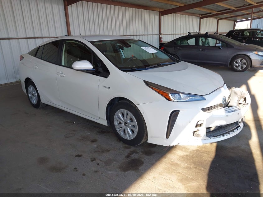 2020 Toyota Prius VIN JTDKARFU0L3106522 IAAI salvage auction — LEFT FRONT, Salvage Title, sold $5,600 on 2026-07-23 (photo 1)