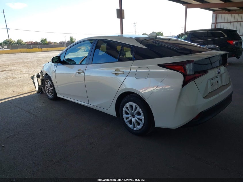 2020 Toyota Prius VIN JTDKARFU0L3106522 IAAI salvage auction — LEFT FRONT, Salvage Title, sold $5,600 on 2026-07-23 (photo 3)