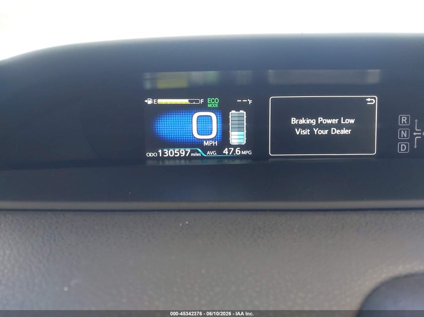 2020 Toyota Prius VIN JTDKARFU0L3106522 IAAI salvage auction — LEFT FRONT, Salvage Title, sold $5,600 on 2026-07-23 (photo 7)