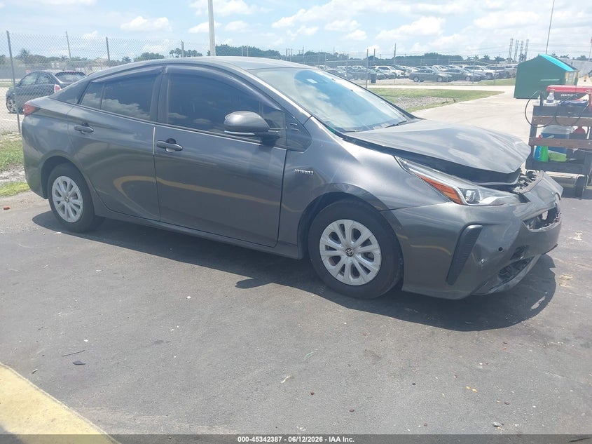 2020 Toyota Prius VIN JTDKARFU5L3105267 IAAI salvage auction — FRONT END, Certificate Of Destruction (Florida), sold $3,275 on 2026-07-23 (photo 1)