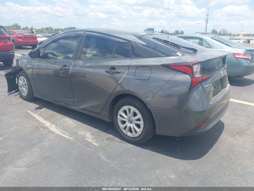2020 Toyota Prius VIN JTDKARFU5L3105267 IAAI salvage auction — FRONT END, Certificate Of Destruction (Florida), sold $3,275 on 2026-07-23 (photo 3)