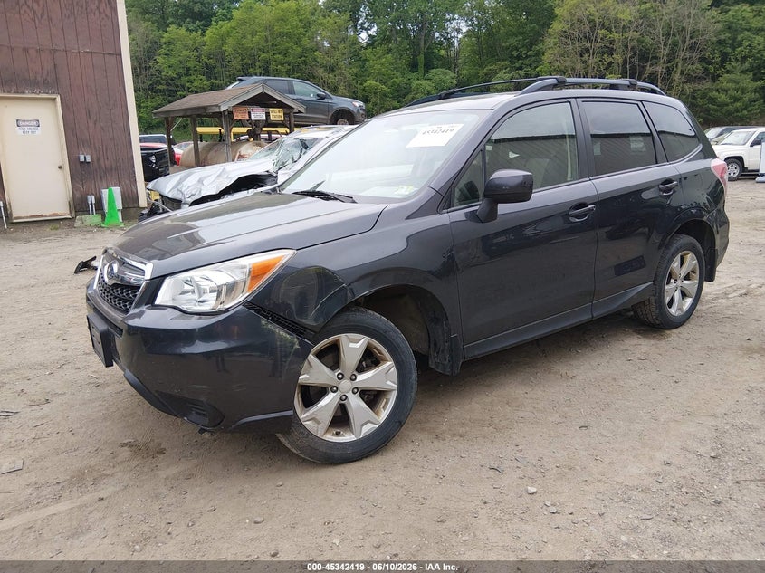 2015 Subaru Forester VIN JF2SJADC4FH576170 IAAI salvage auction — LEFT FRONT, Salvage (Vermont), sold $1,850 on 2026-07-05 (photo 2)