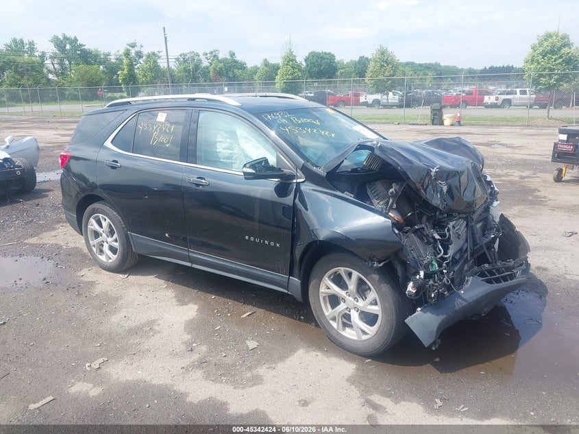 2018 Chevrolet Equinox VIN 3GNAXMEV3JL377896 IAAI salvage auction — FRONT END, Salvage (Virginia), sold $375 on 2026-07-19 (photo 1)