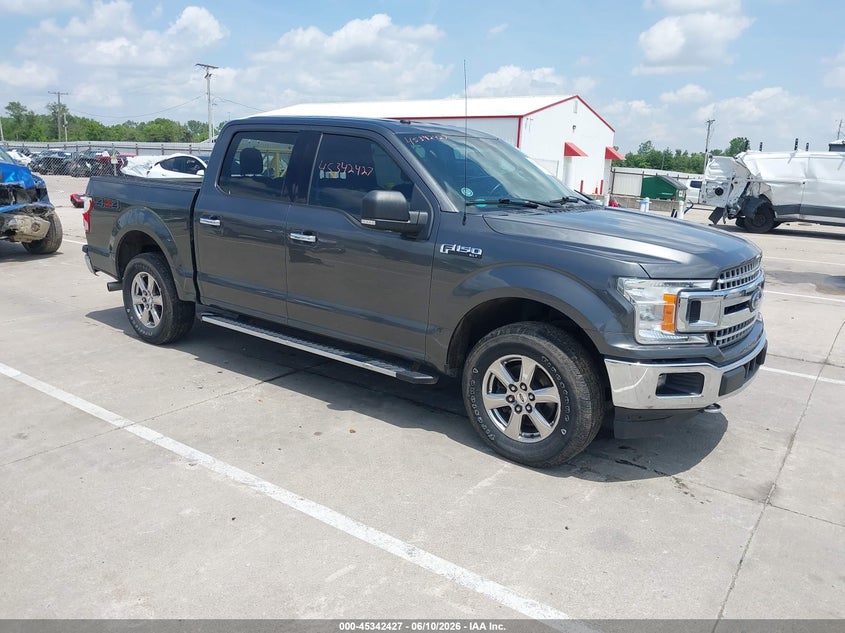 2018 Ford F-150 VIN 1FTEW1EP8JFA60901 IAAI salvage auction — STORM DAMAGE, Clear (Indiana), sold $4,000 on 2026-07-19 (photo 1)