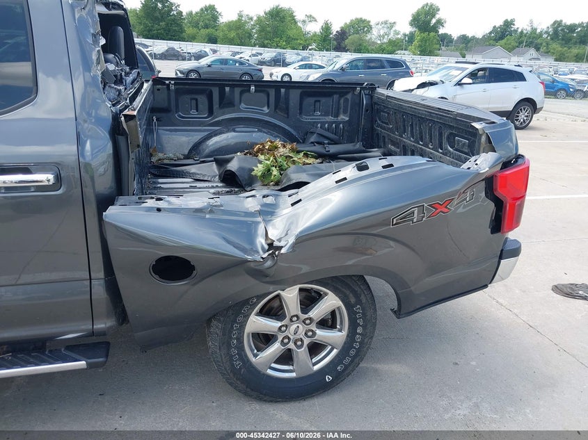 2018 Ford F-150 VIN 1FTEW1EP8JFA60901 IAAI salvage auction — STORM DAMAGE, Clear (Indiana), sold $4,000 on 2026-07-19 (photo 6)