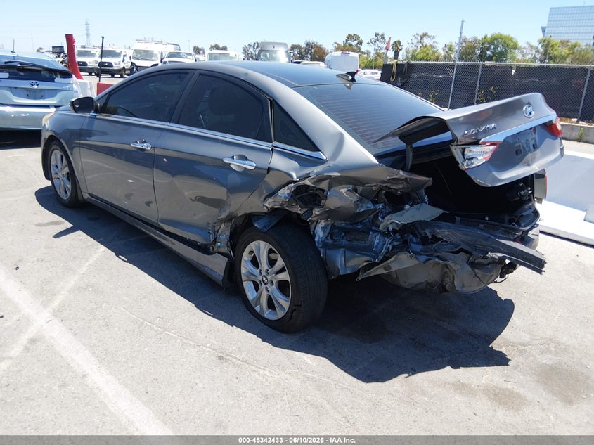 2013 Hyundai Sonata VIN 5NPEC4ACXDH715356 IAAI salvage auction — REAR END, Salvage Title, sold $575 on 2026-07-30 (photo 3)