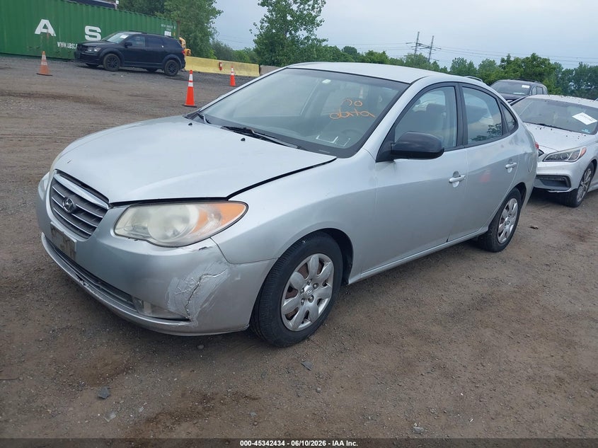 2008 Hyundai Elantra VIN KMHDU46D48U351713 IAAI salvage auction — FRONT END, Clear (New York), sold $475 on 2026-07-07 (photo 2)