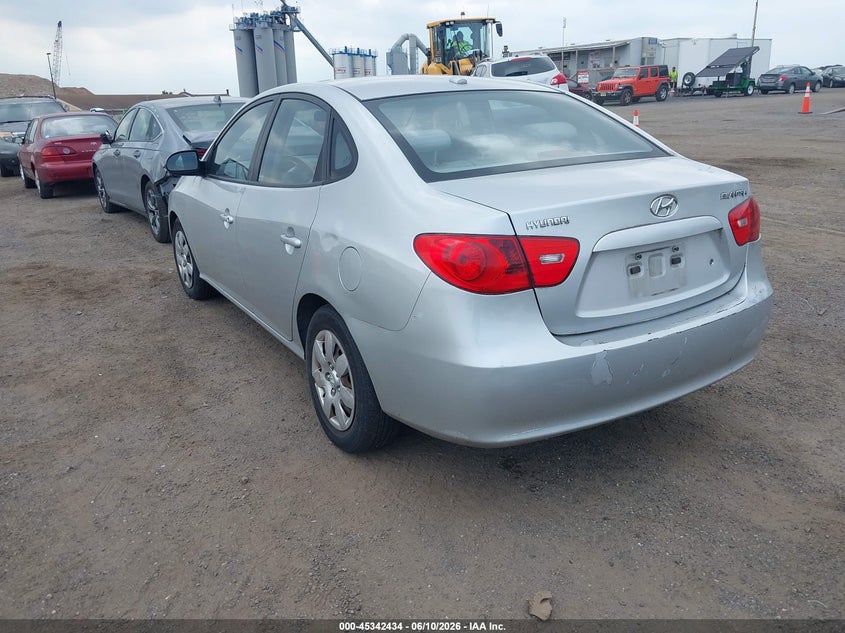 2008 Hyundai Elantra VIN KMHDU46D48U351713 IAAI salvage auction — FRONT END, Clear (New York), sold $475 on 2026-07-07 (photo 3)