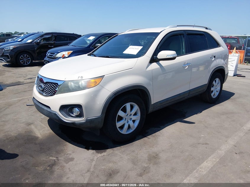 2012 Kia Sorento VIN 5XYKT4A67CG212953 IAAI salvage auction — RIGHT FRONT, Salvage Title, sold $925 on 2026-07-22 (photo 2)