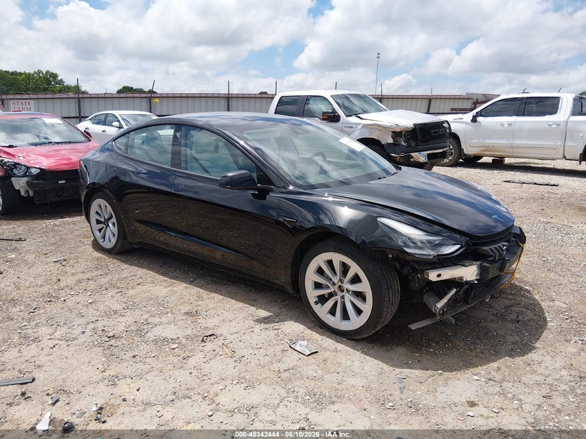 2021 Tesla Model 3 VIN 5YJ3E1EB5MF860398 IAAI salvage auction — FRONT END, Salvage (Arkansas), sold $8,050 on 2026-07-09 (photo 1)