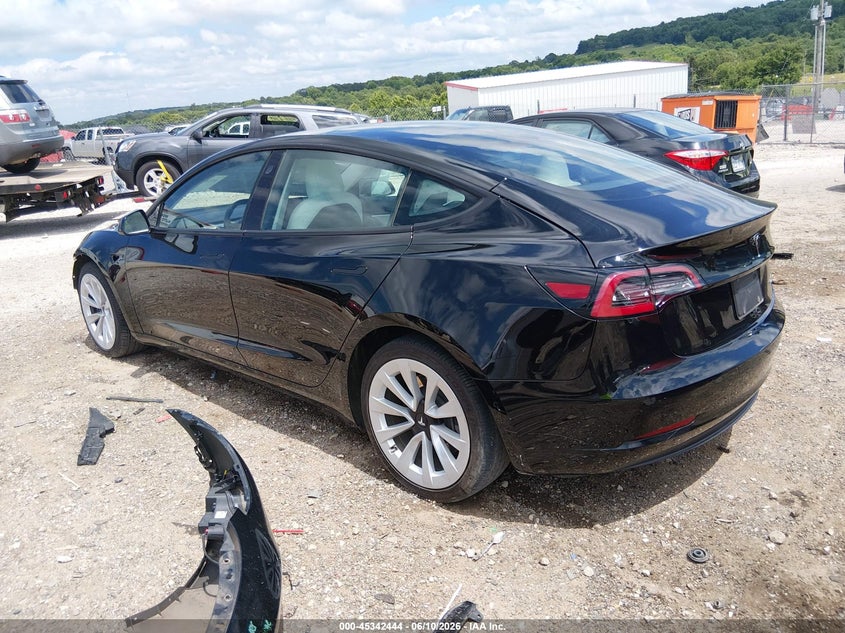 2021 Tesla Model 3 VIN 5YJ3E1EB5MF860398 IAAI salvage auction — FRONT END, Salvage (Arkansas), sold $8,050 on 2026-07-09 (photo 3)