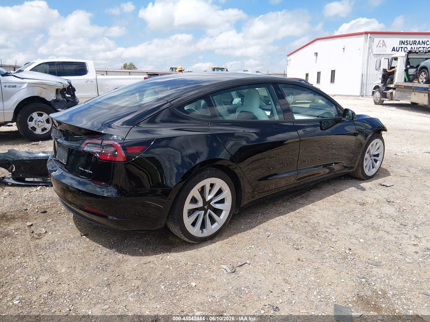 2021 Tesla Model 3 VIN 5YJ3E1EB5MF860398 IAAI salvage auction — FRONT END, Salvage (Arkansas), sold $8,050 on 2026-07-09 (photo 4)