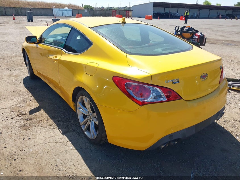 2012 Hyundai Genesis VIN KMHHU6KH4CU071305 IAAI salvage auction — NORMAL WEAR, Salvage Title, sold $450 on 2026-07-29 (photo 3)