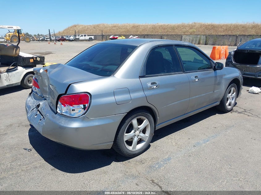 2007 Subaru Impreza VIN JF1GD61617H521495 IAAI salvage auction — REAR END, Salvage (California), sold $400 on 2026-07-15 (photo 4)