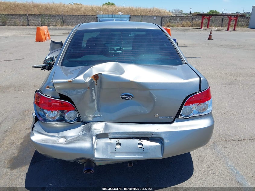 2007 Subaru Impreza VIN JF1GD61617H521495 IAAI salvage auction — REAR END, Salvage (California), sold $400 on 2026-07-15 (photo 6)