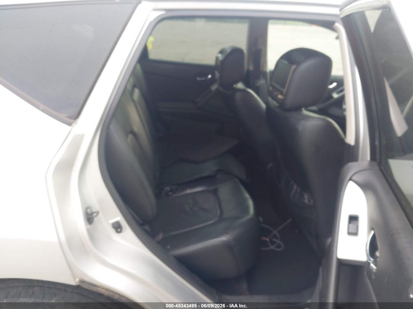 2010 Nissan Murano VIN JN8AZ1MW2AW110209 IAAI salvage auction — NORMAL WEAR, Clear (Florida), sold $325 on 2026-07-14 (photo 8)