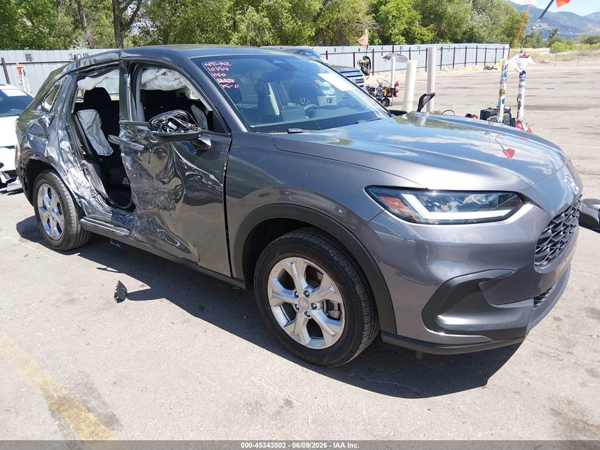 2023 Honda Hr-v VIN 3CZRZ2H33PM743891 IAAI salvage auction — RIGHT SIDE, Salvage (Utah), sold $3,475 on 2026-07-09 (photo 1)