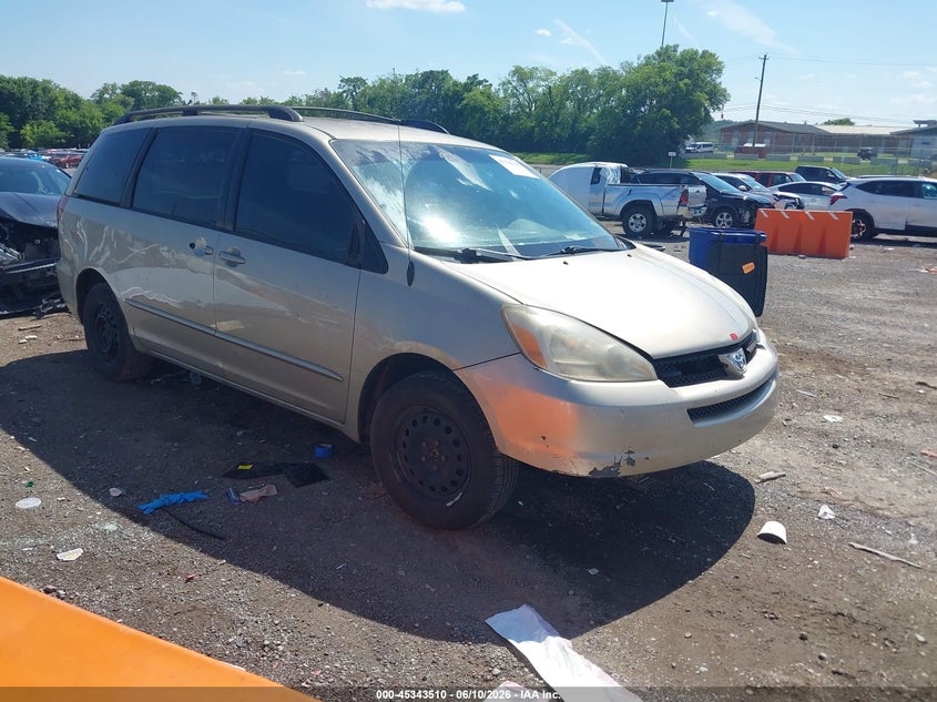 2005 Toyota Sienna VIN 5TDZA23C85S373166 IAAI salvage auction — NORMAL WEAR, Clear (Tennessee), sold $675 on 2026-07-16 (photo 1)