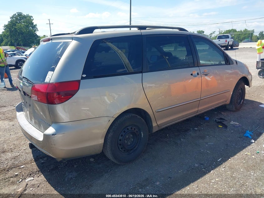 2005 Toyota Sienna VIN 5TDZA23C85S373166 IAAI salvage auction — NORMAL WEAR, Clear (Tennessee), sold $675 on 2026-07-16 (photo 4)